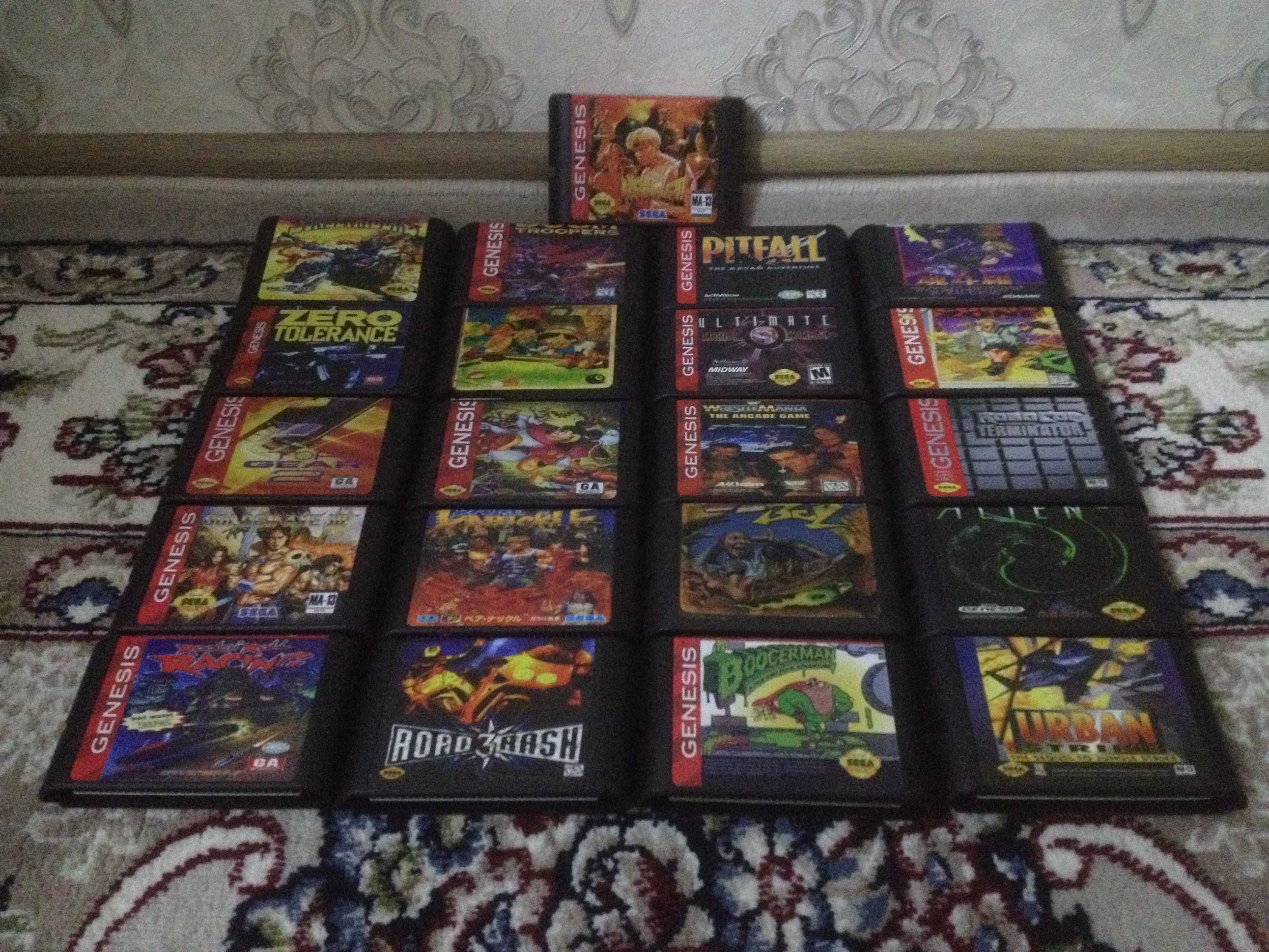Картриджи для Sega Mega Drive