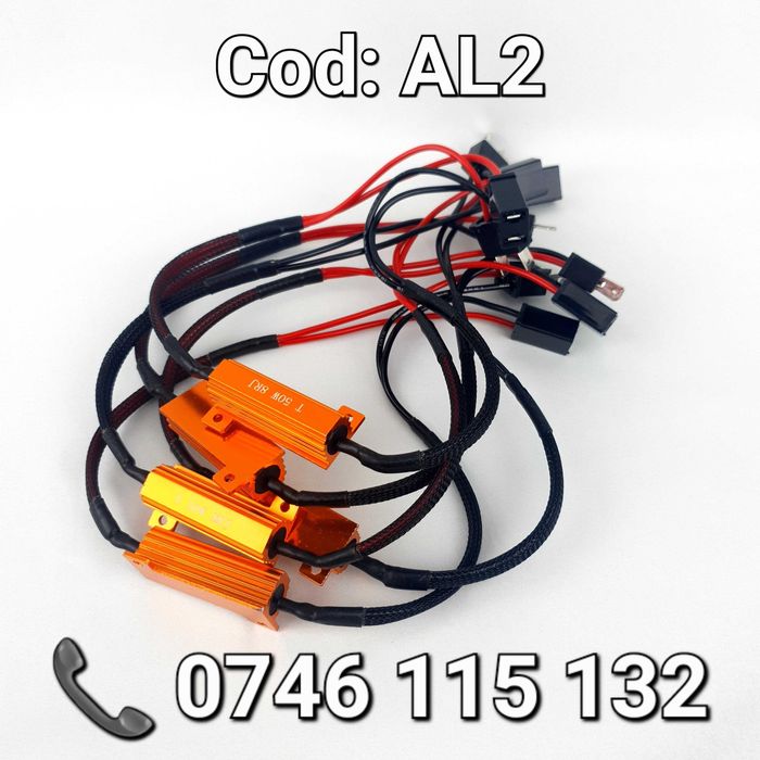 Anulatoare-Anulator Eroare Bec Ars-LED-CANBUS H7-Faza Lunga-Scurta-AL2