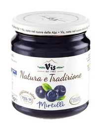 мармалад VIS буркан MIRTILLI (боровинка) 340гр 75% плод внос Италия