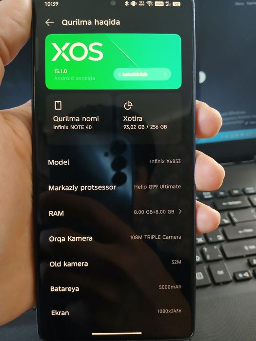 Infinix Not 40 sotiladi