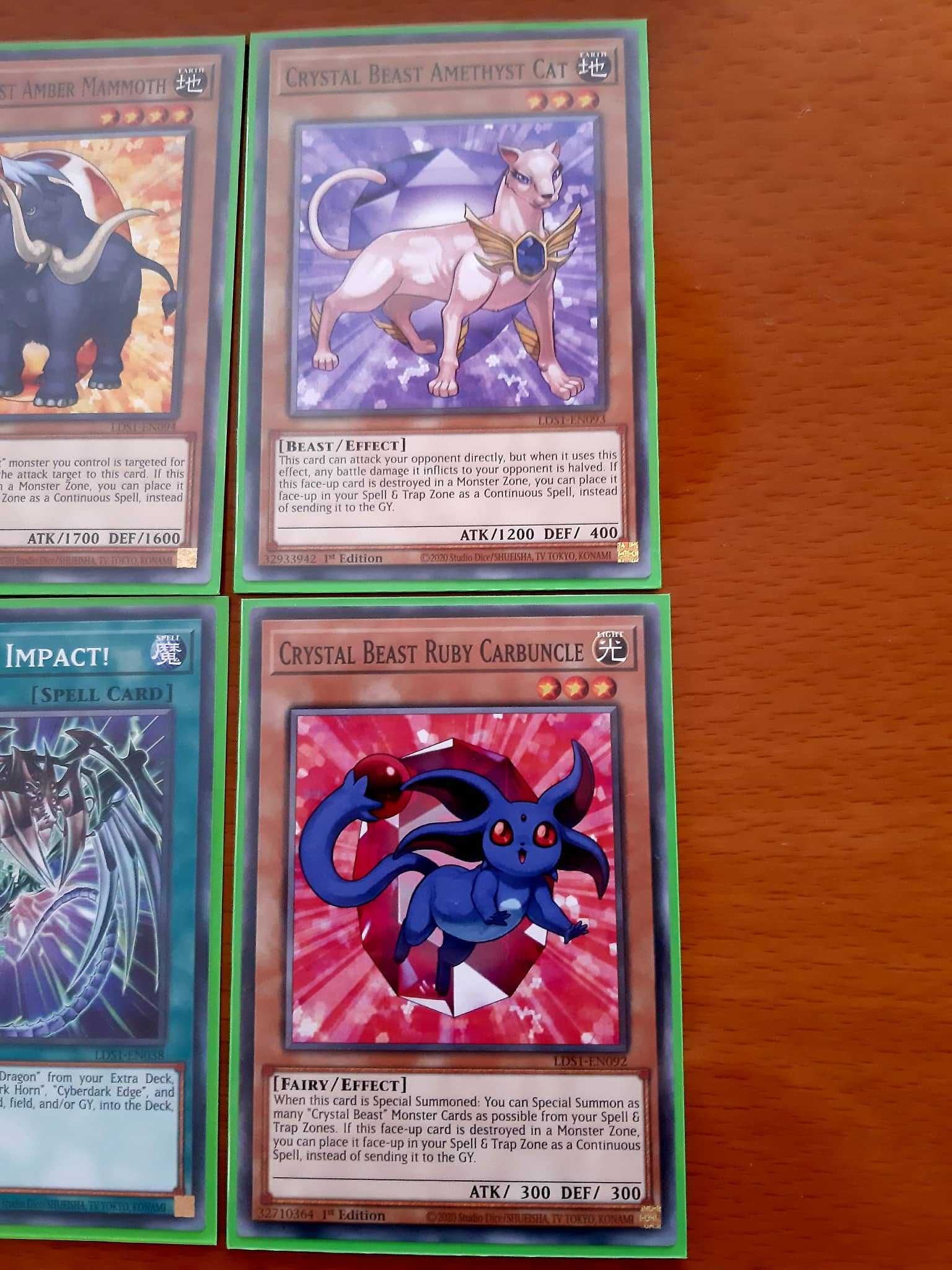 Yu-Gi-Oh! Singles LDS1, YGLD, BLVO 1st Edition