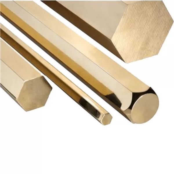 Bara de bronz hexagon
