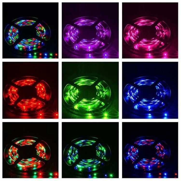 Kit Bandă LED RGB IP65 – 5m cu Alimentator și Controler