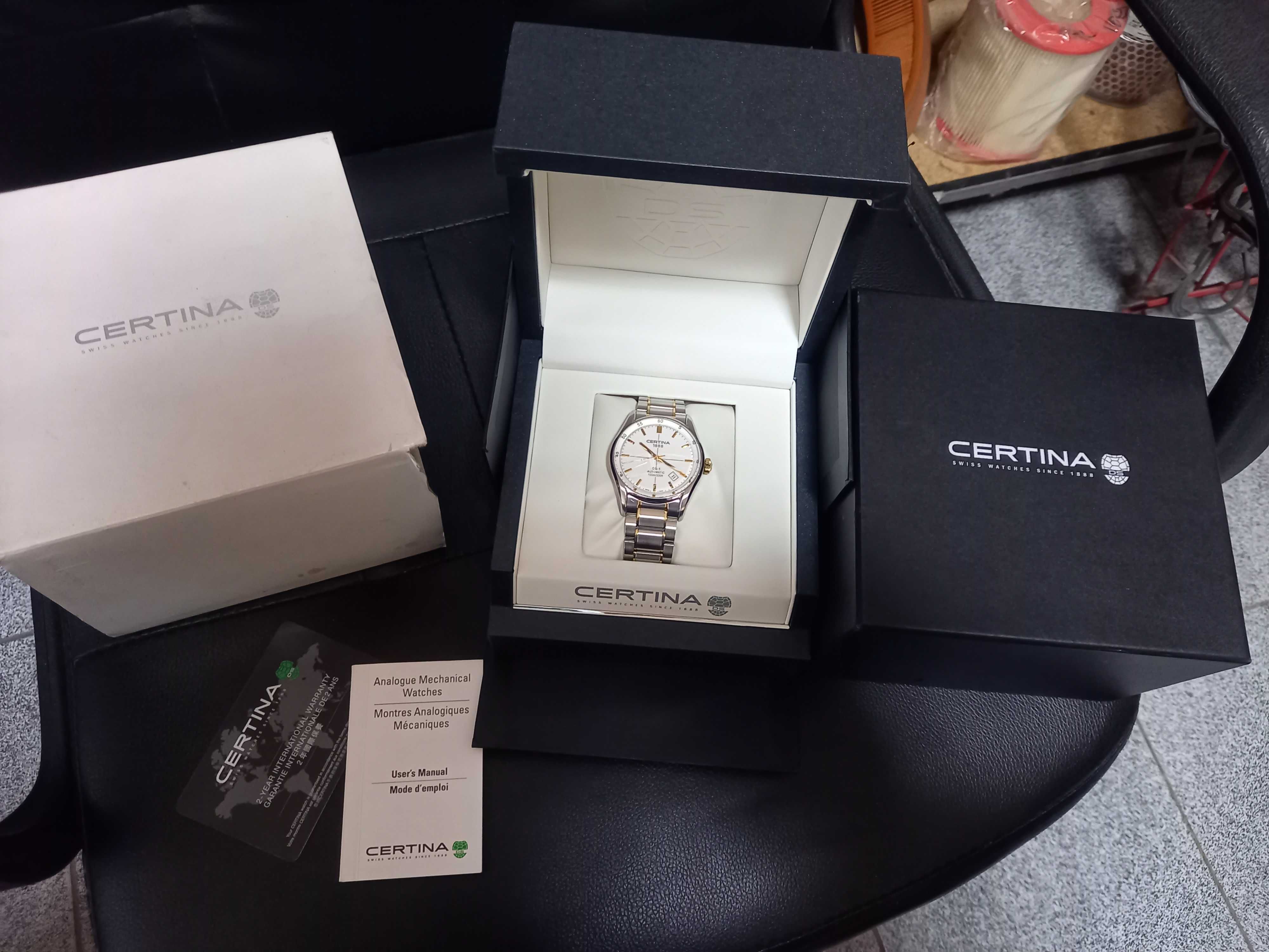 Продавам автоматичен мъжки часовник CERTINA
