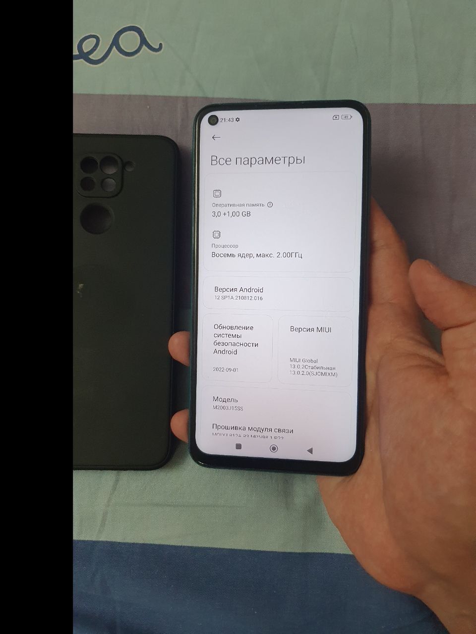 Xiaomi Redmi Note 9 64Gb Gray Green Igravoy Original Holati Ideal Zor