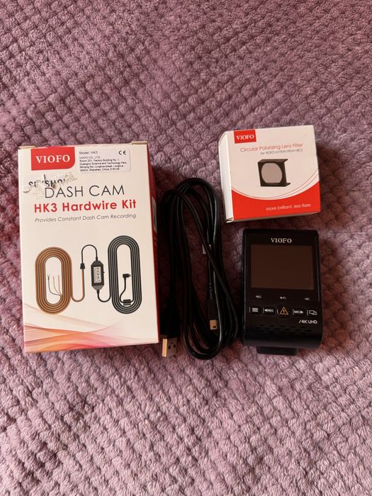 Camera bord Viofo A129 PRO 4K ND filter GPS 24/7