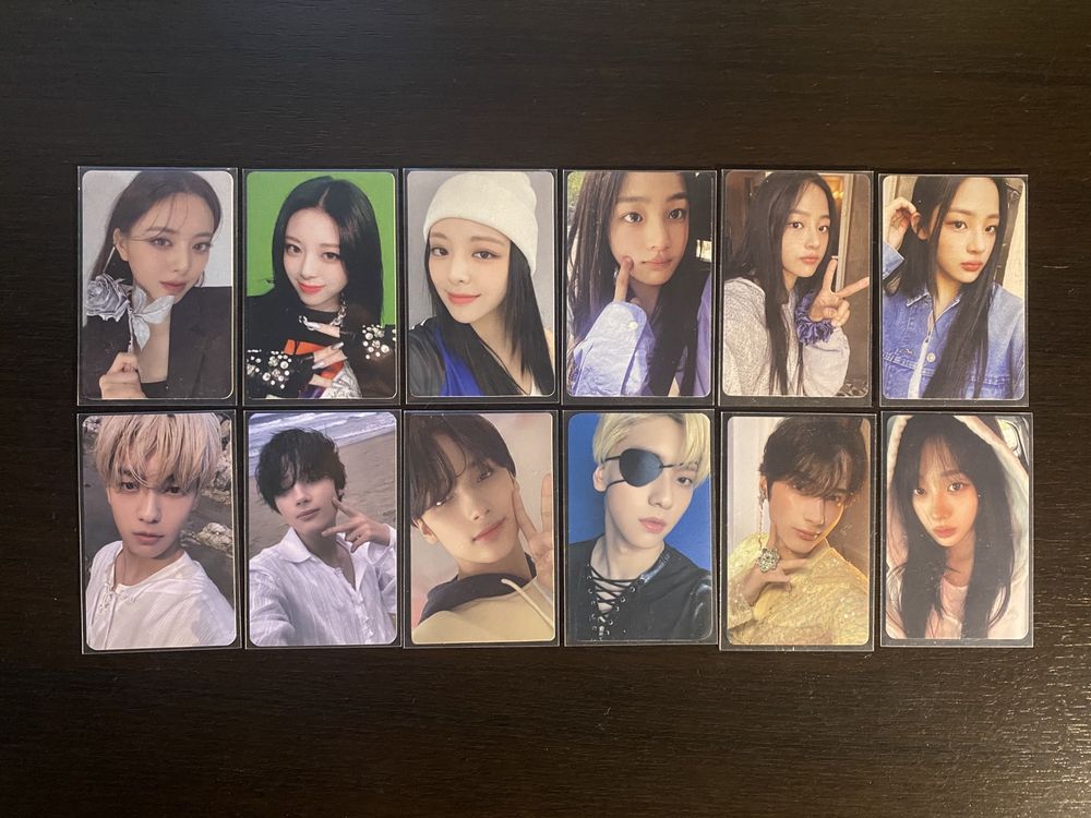 кпоп фотокартички / kpop official photocards / txt itzy newjeans aespa