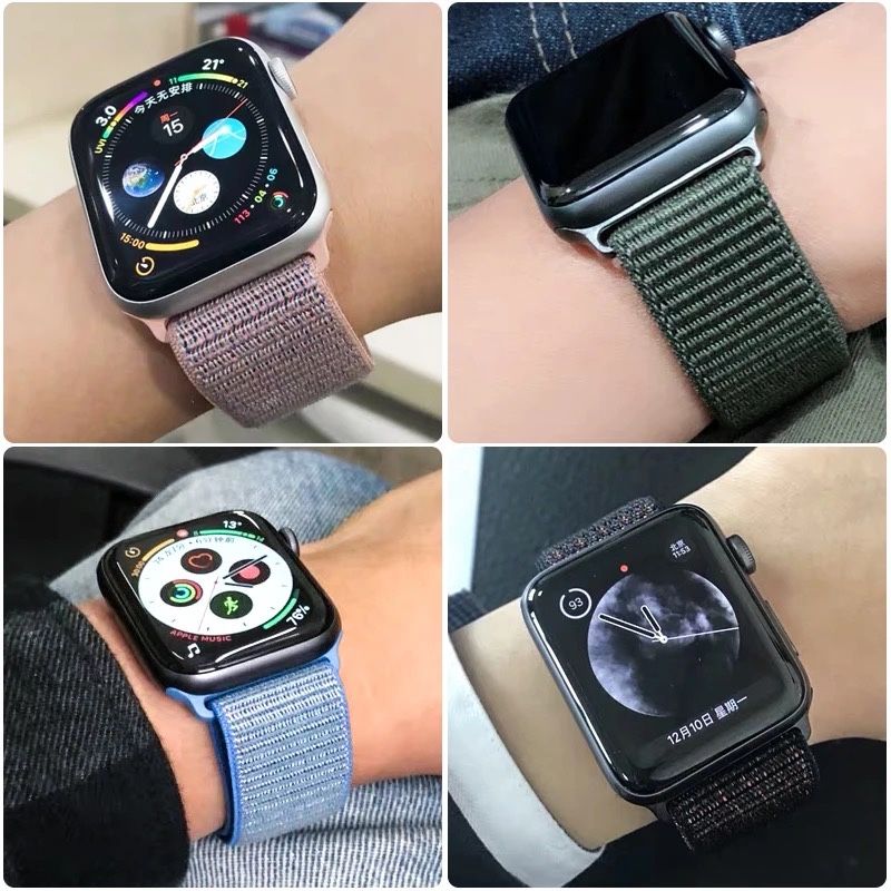 Велкро текстилни каишки за Apple Watch ULTRA/SE2/SE/10/9/8/7/6/5/4/3