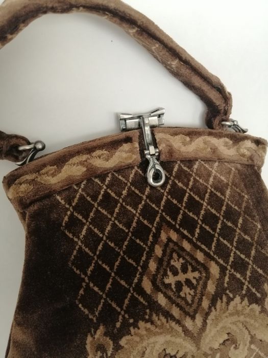 Geanta vintage catifea
