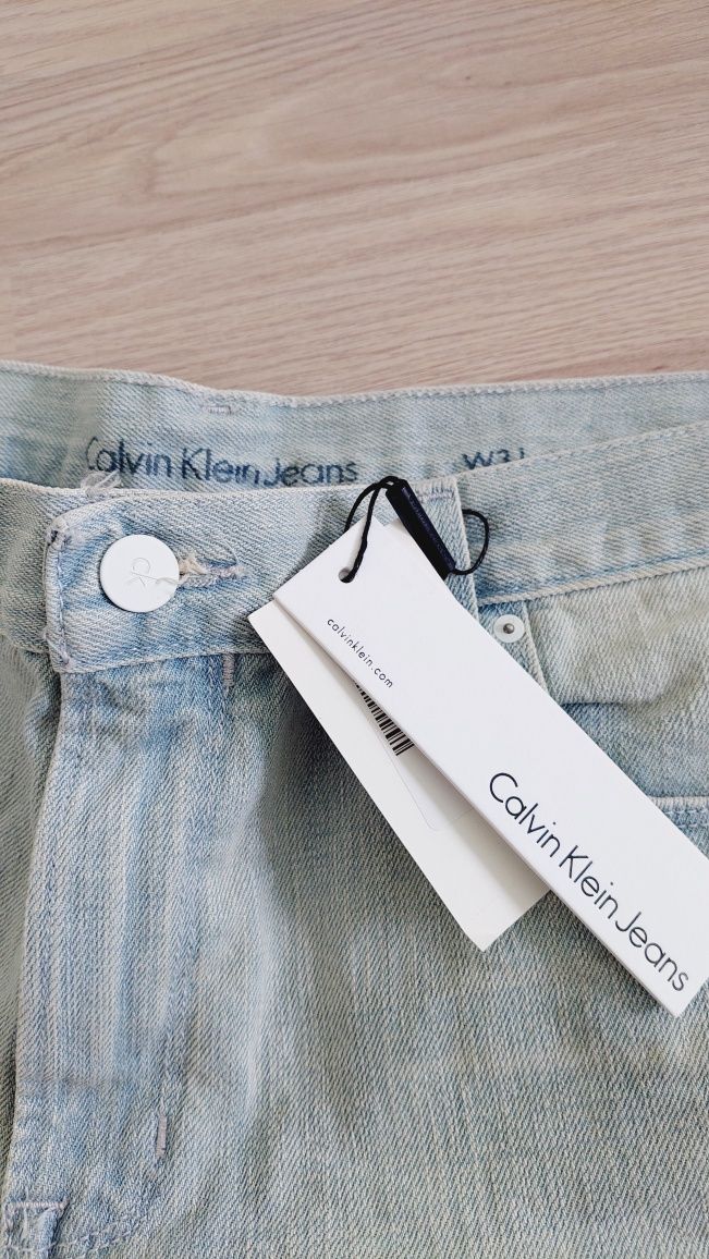 CALVIN KLEIN оригинални нови дамски къси дънки - 31 CK Келвин Клайн