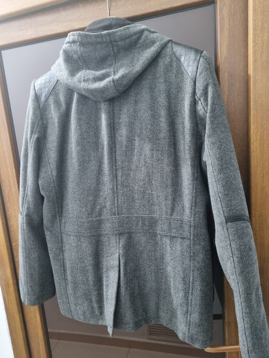 Palton lana gri L