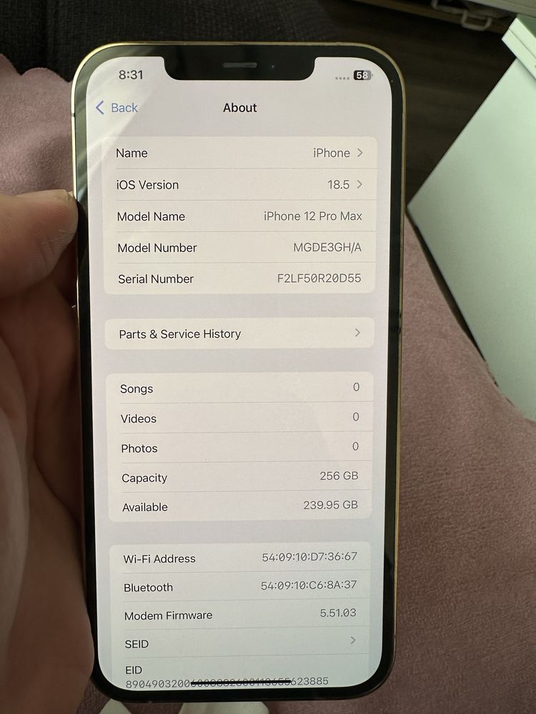 Iphone 12 Pro Max Gold 256GB