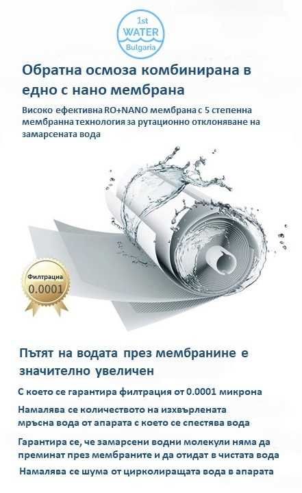 Система за филтриране, обратна осмоза