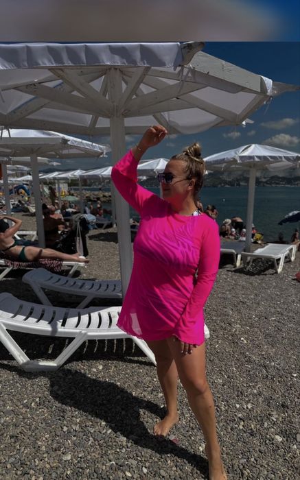 Пляжная туника сетка