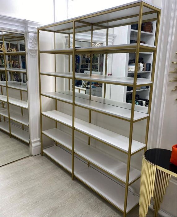 Stelyaj polka loft, chikago, Ari ini gold, shkaf tilla rang полка шкаф