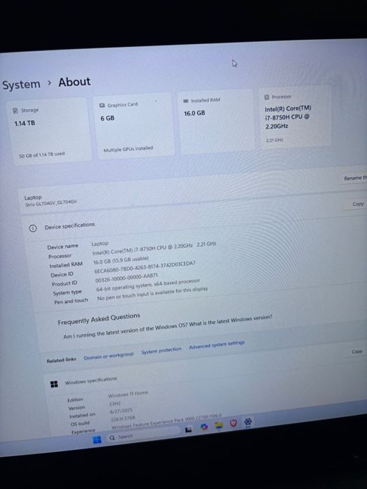 !VAND URGENT! Laptop Asus ROG strix scar ||