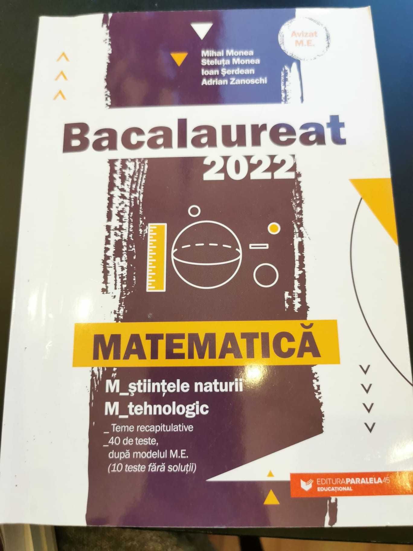 Manuale/Culegere/Bacalaureat - Mate, Romana, Chimie