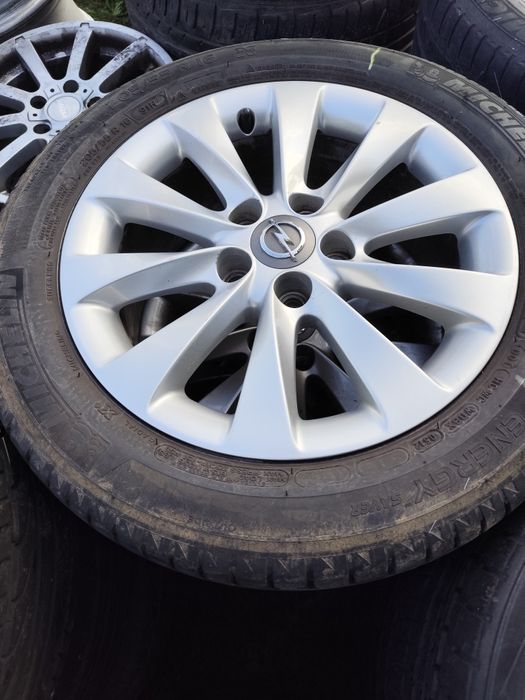 Jante Opel aluminiu originale 16 inch 6.5j et37 anvelope vara