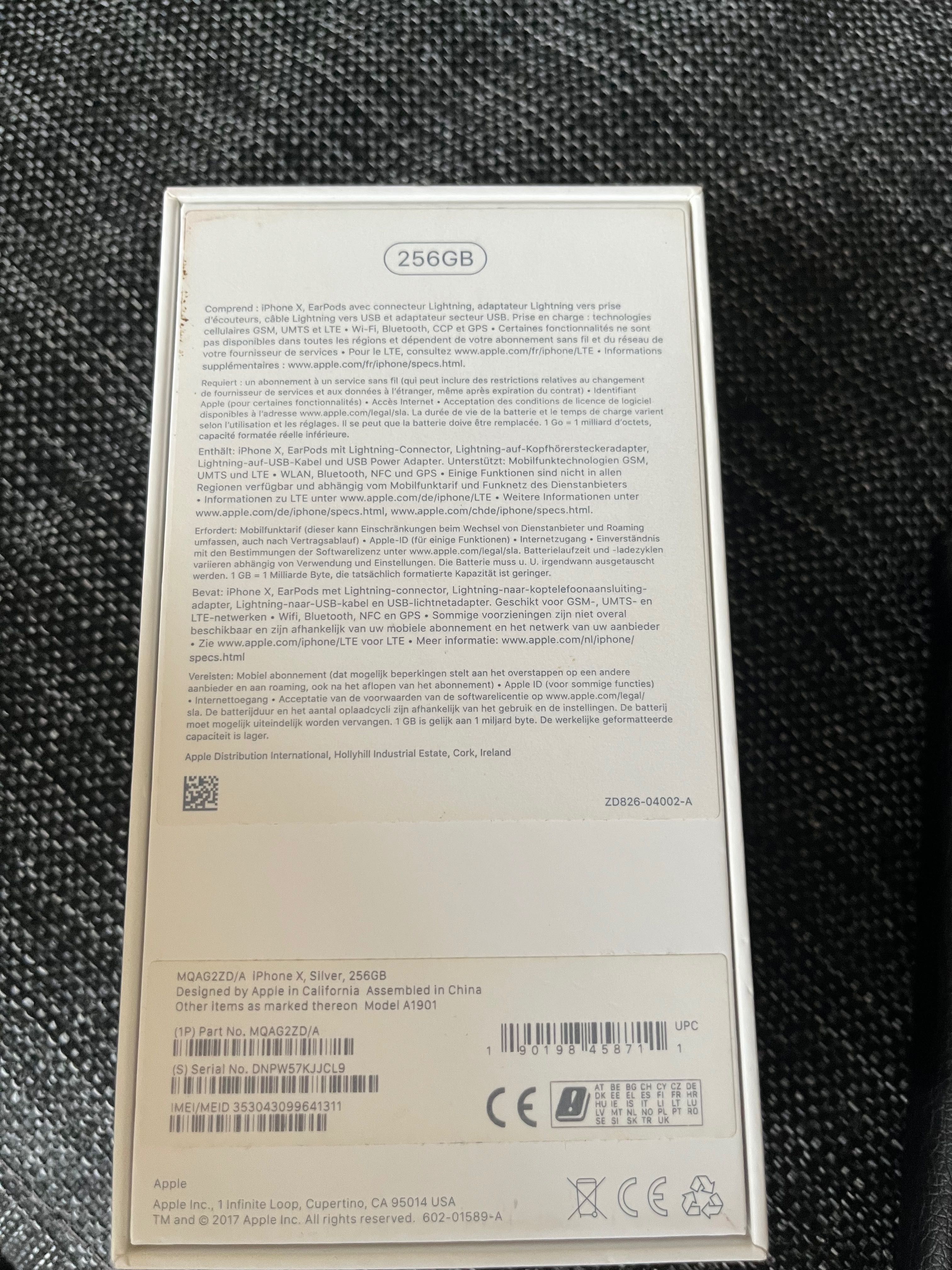 Телефон IPhone X-256 GB