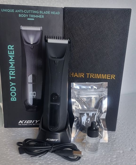 Акумулаторна машинка за подстригване, LED, 7500rpm, Водоустойчива, Чер