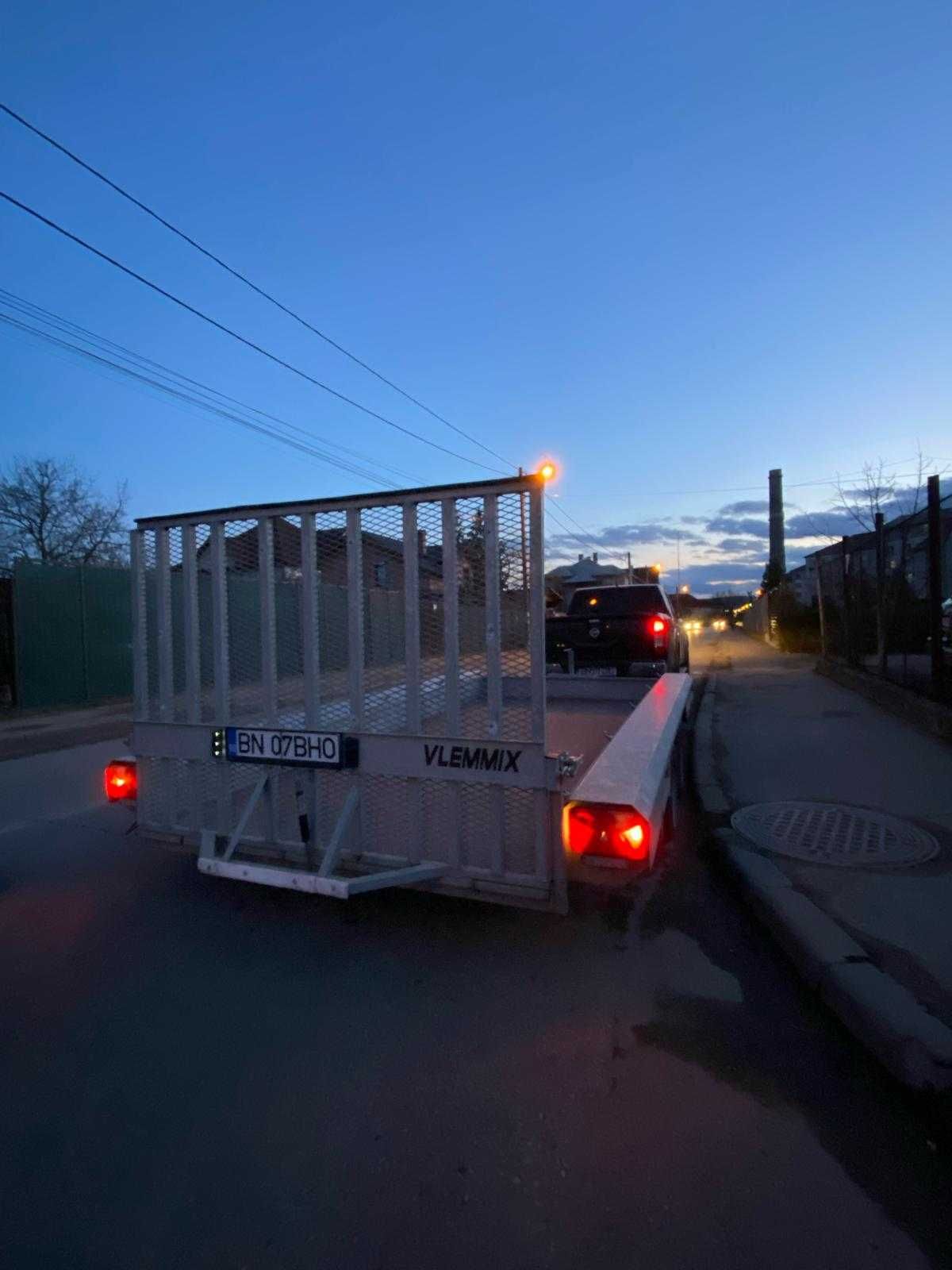 Trailer Remorca Utilaje Excavator