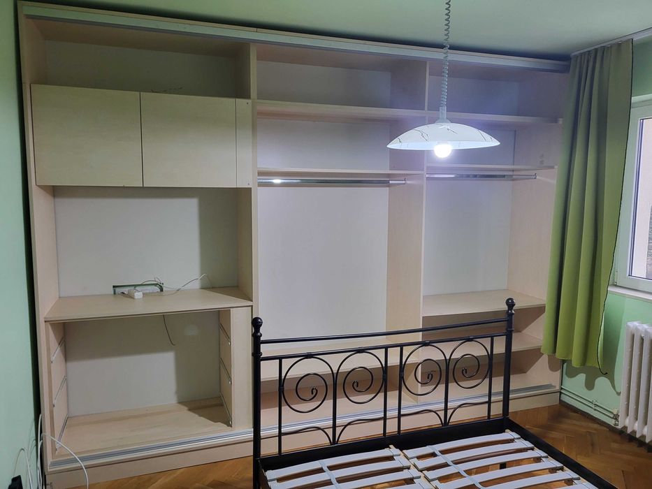 Dulap pal 18mm cu 3 corpuri 115x60x240cm culoare Par Salbatec