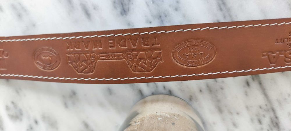 Колан телешка кожа