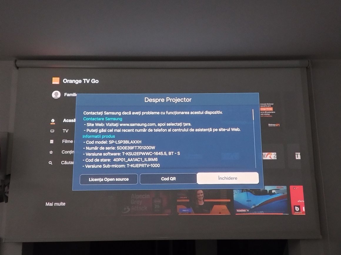 Videoproiector portabil