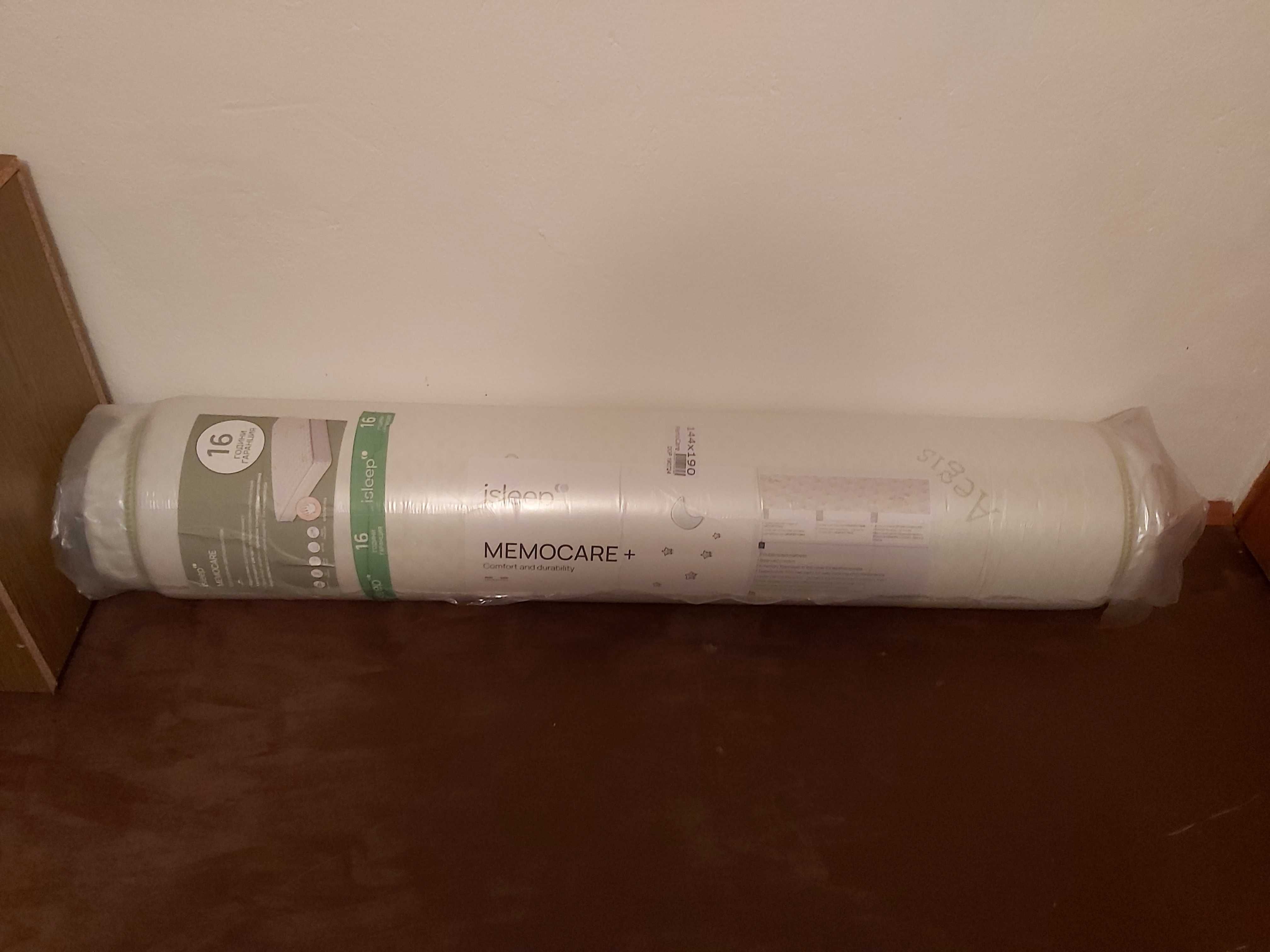 Матрак двулицев ISLEEP MEMOCARE+ 144x190x20 нов