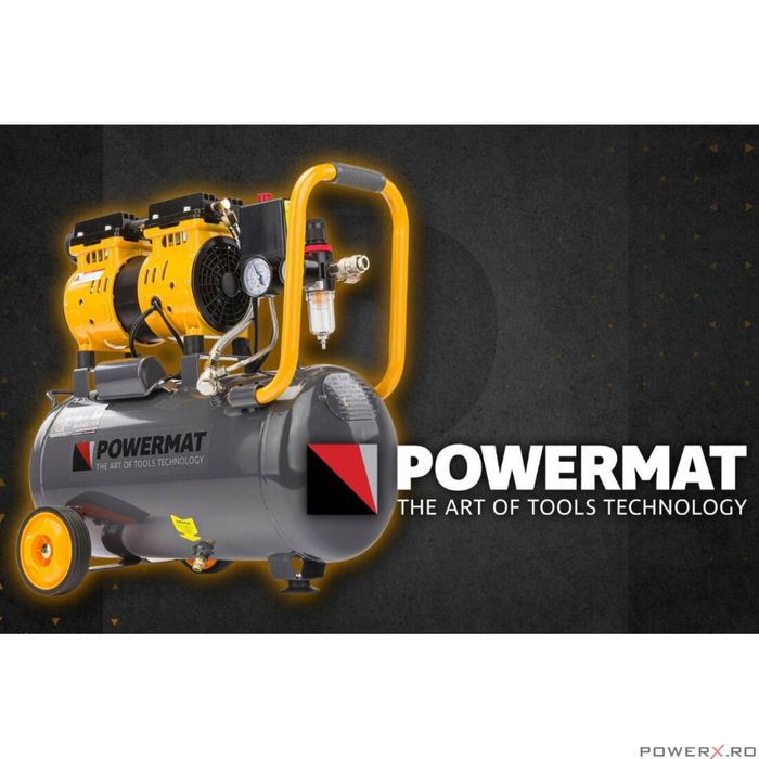 Compresor de aer, capacitate rezervor 24 litri, 1 cilindru, 2.4 CP