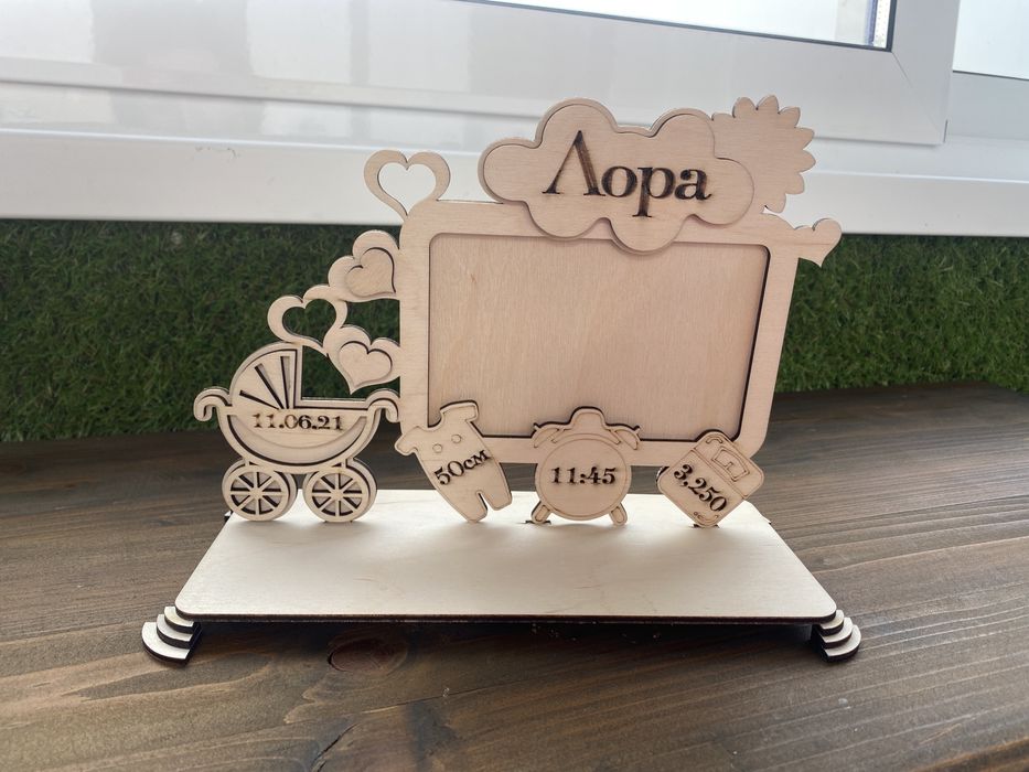 Бебешка визитка със снимка