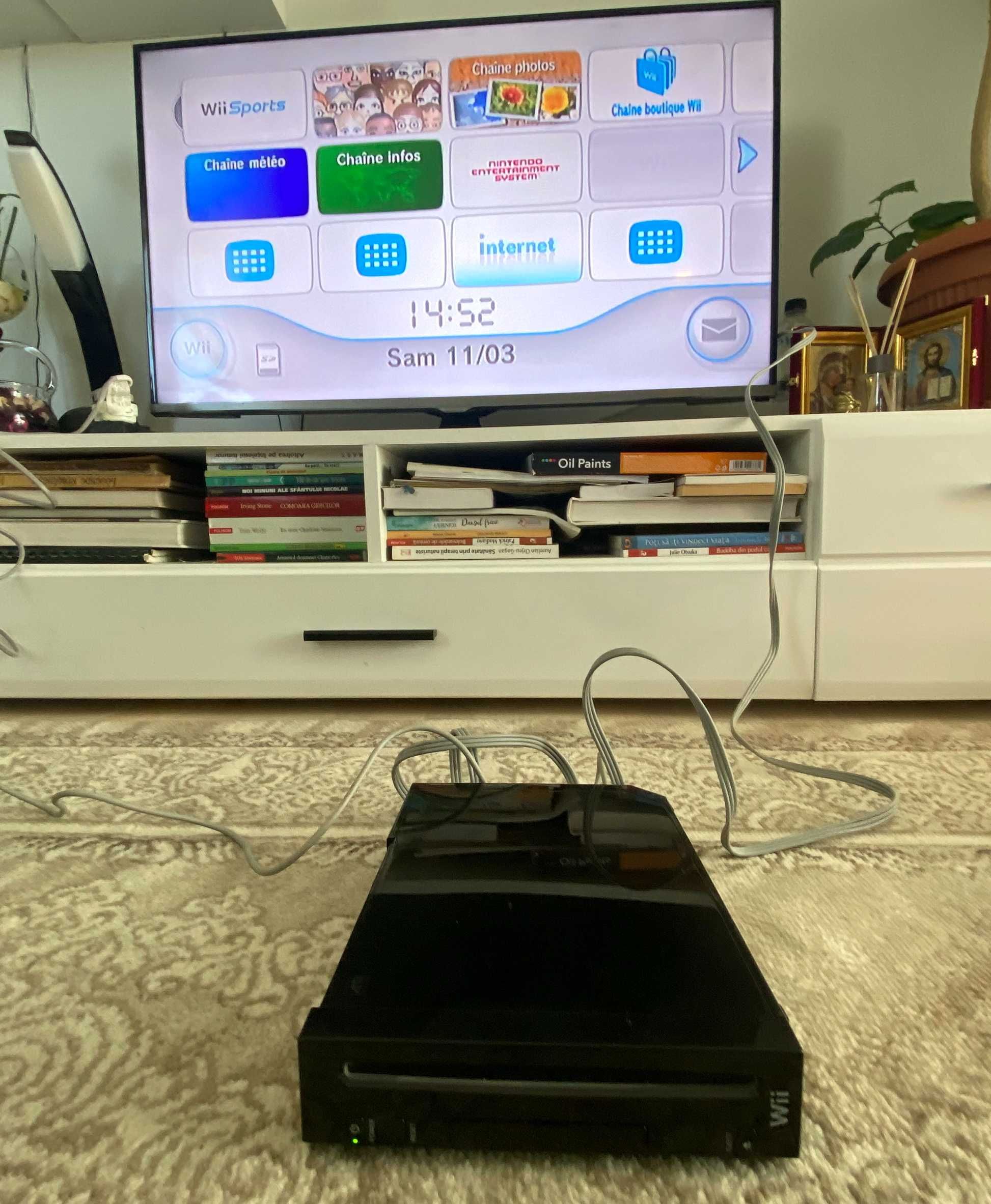 Consola Nintendo Wii neagra - fara accesorii  - perfect functionala