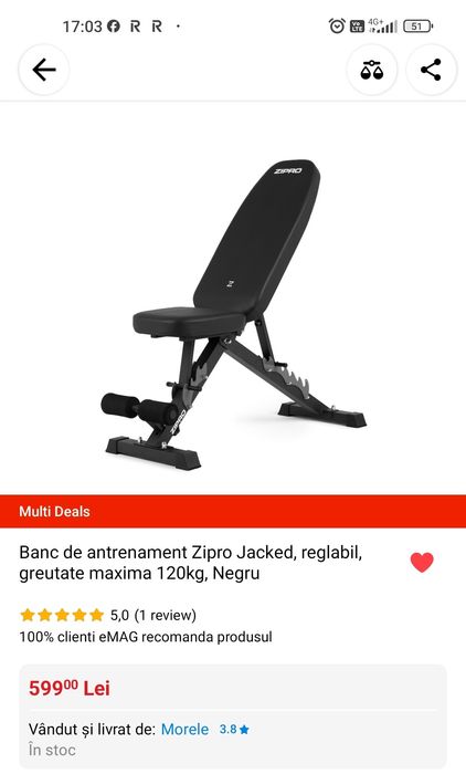 Suport greutăți HMS Premium