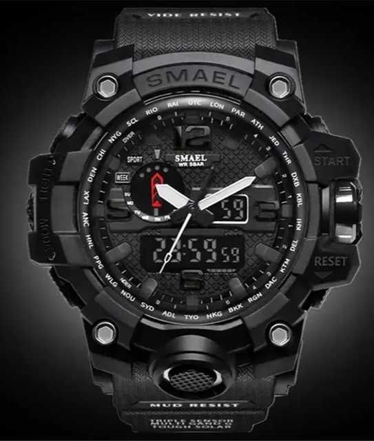 Спортен часовник SMAEL 1545 Black, черен цвят