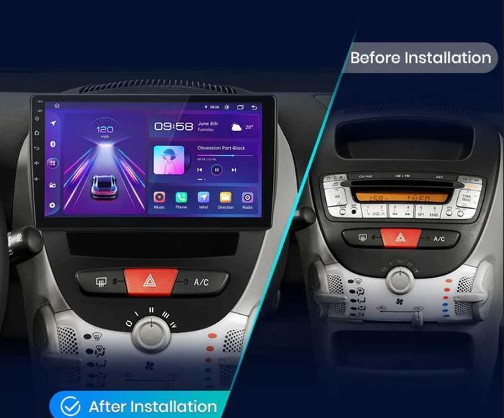 Citroen C1 2005г - 2014г Мултимедия Навигация Android