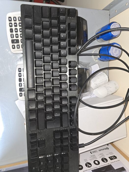 Механична клавиатура Logitech - G512 Carbon, GX Brown Tacticle, RGB, ч