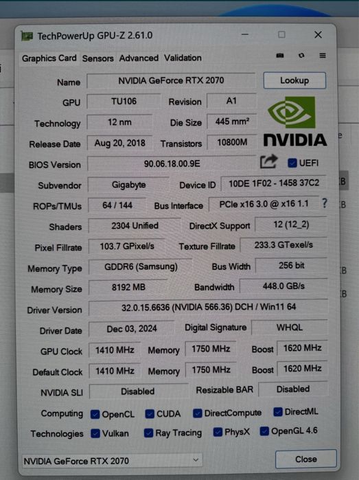 Vand calculator PC Gaming RTX 2070