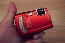 Aparat foto Olympus 14Mp Rosu Tough waterproof rezistent socuri