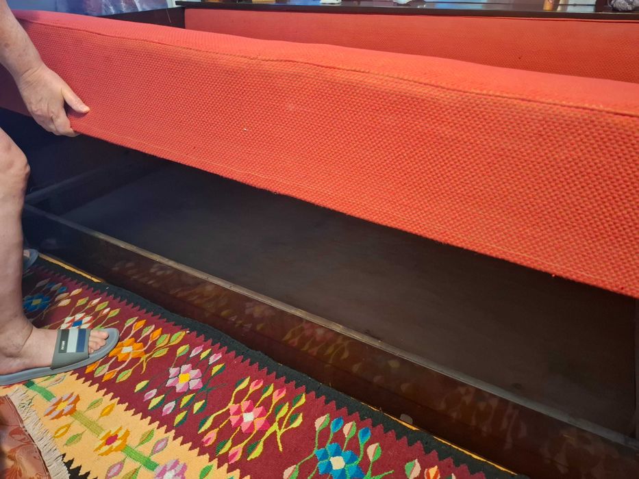 PAT din lemn masiv, tablii lacuite