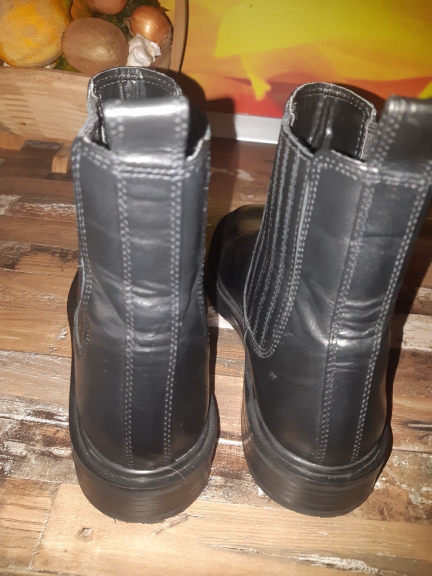 Botine ghete Zara piele naturala