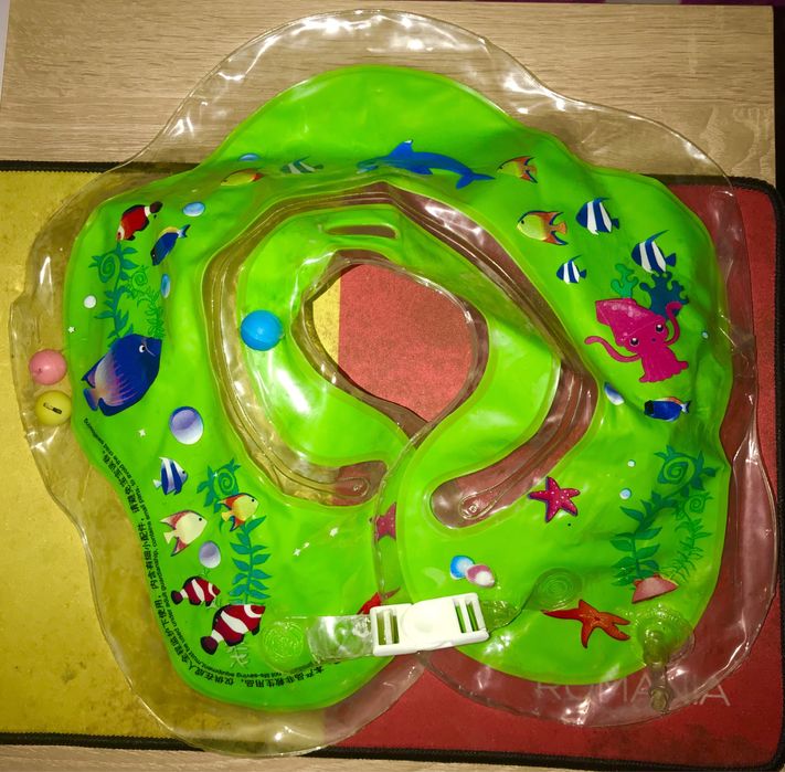 Colac de gât pentru bebeluși, culoarea verde