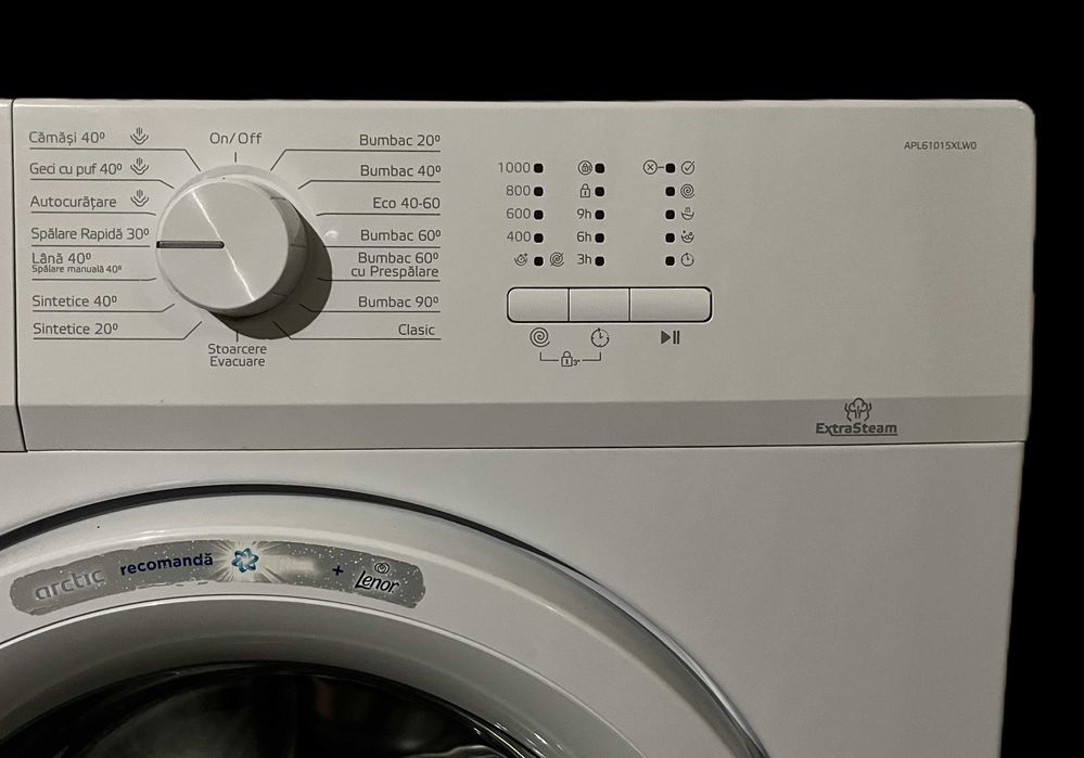 Masina spalat rufe arctic slim abur uscator
