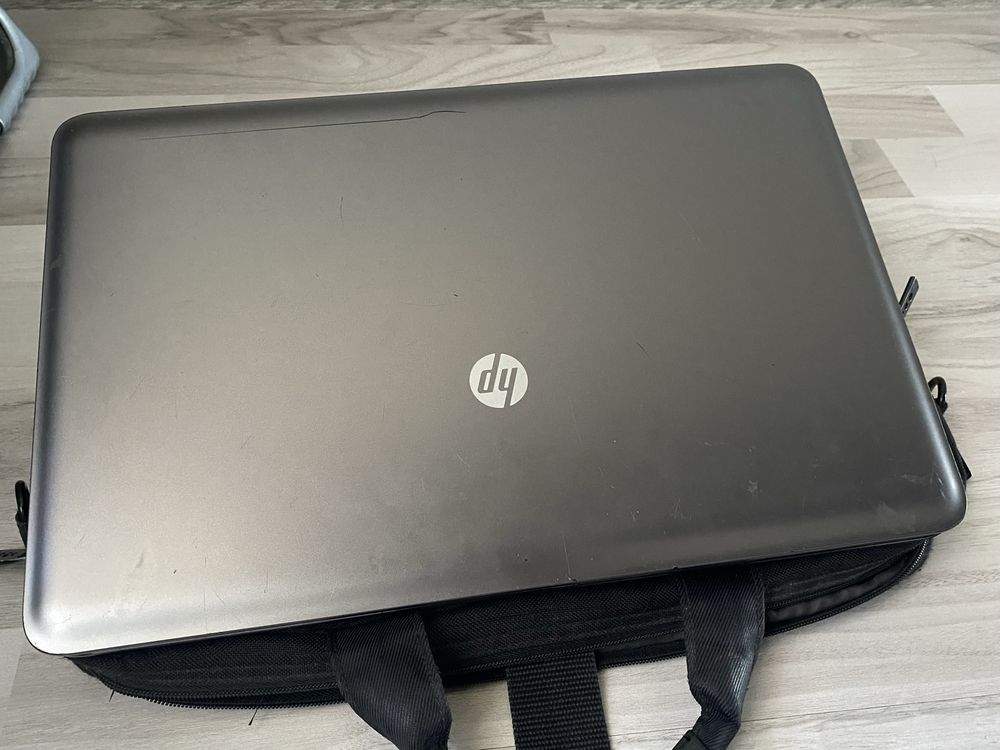 Hp ноутбук черно-серый