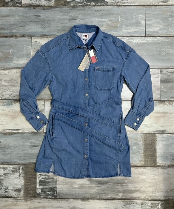 Дънкова рокля Tommy Hilfiger – размер XS, нова с етикет