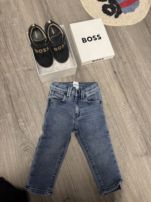 дънки Boss за 2г и блуза Armani