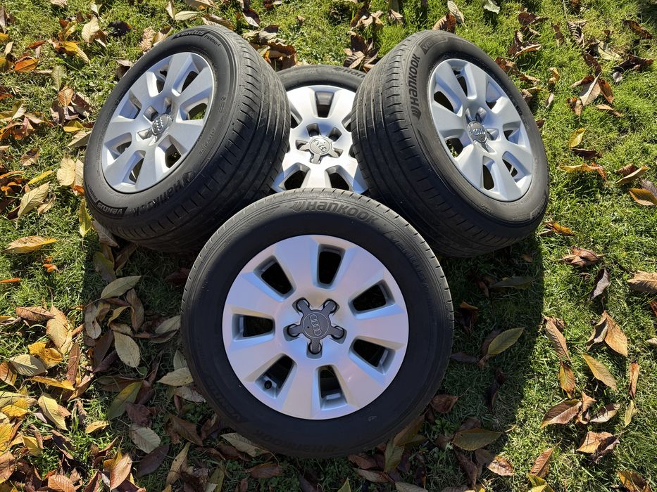 Jante Audi 225/60/R16 cu anvelope Hankook vară