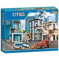 Lego Cities полицейский участок качественный аналог Лего 894 деталей
