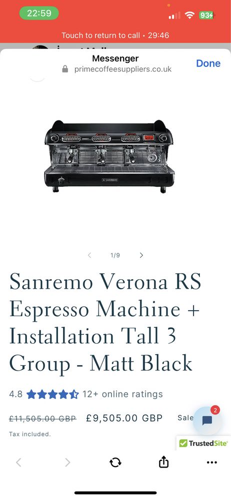 Професионална Кафемашина Sanremo Verona