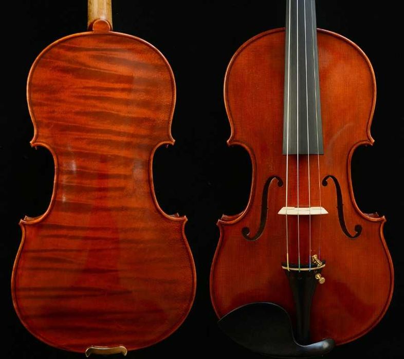 Vioară de maistru,model Guarnieri+arcus,sunet matur,puternic,cristalin