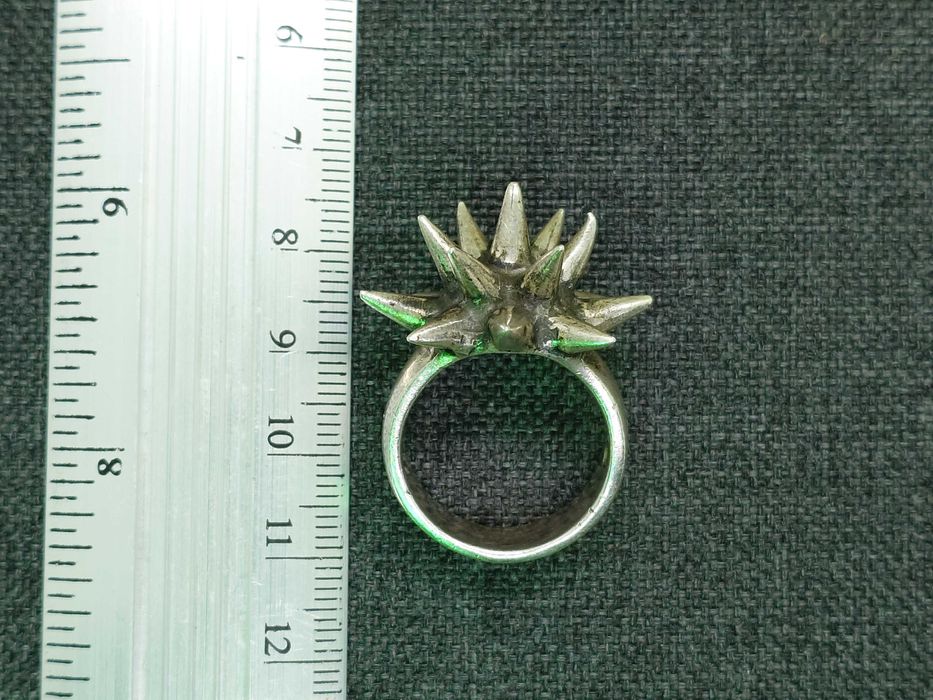 Inel punk cu țepi din argint 925 — Londra (2003)